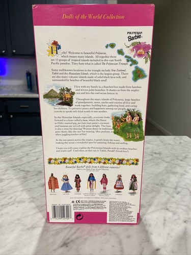 POLYNESIAN Mattel Barbie Doll NIB Dolls Of The World