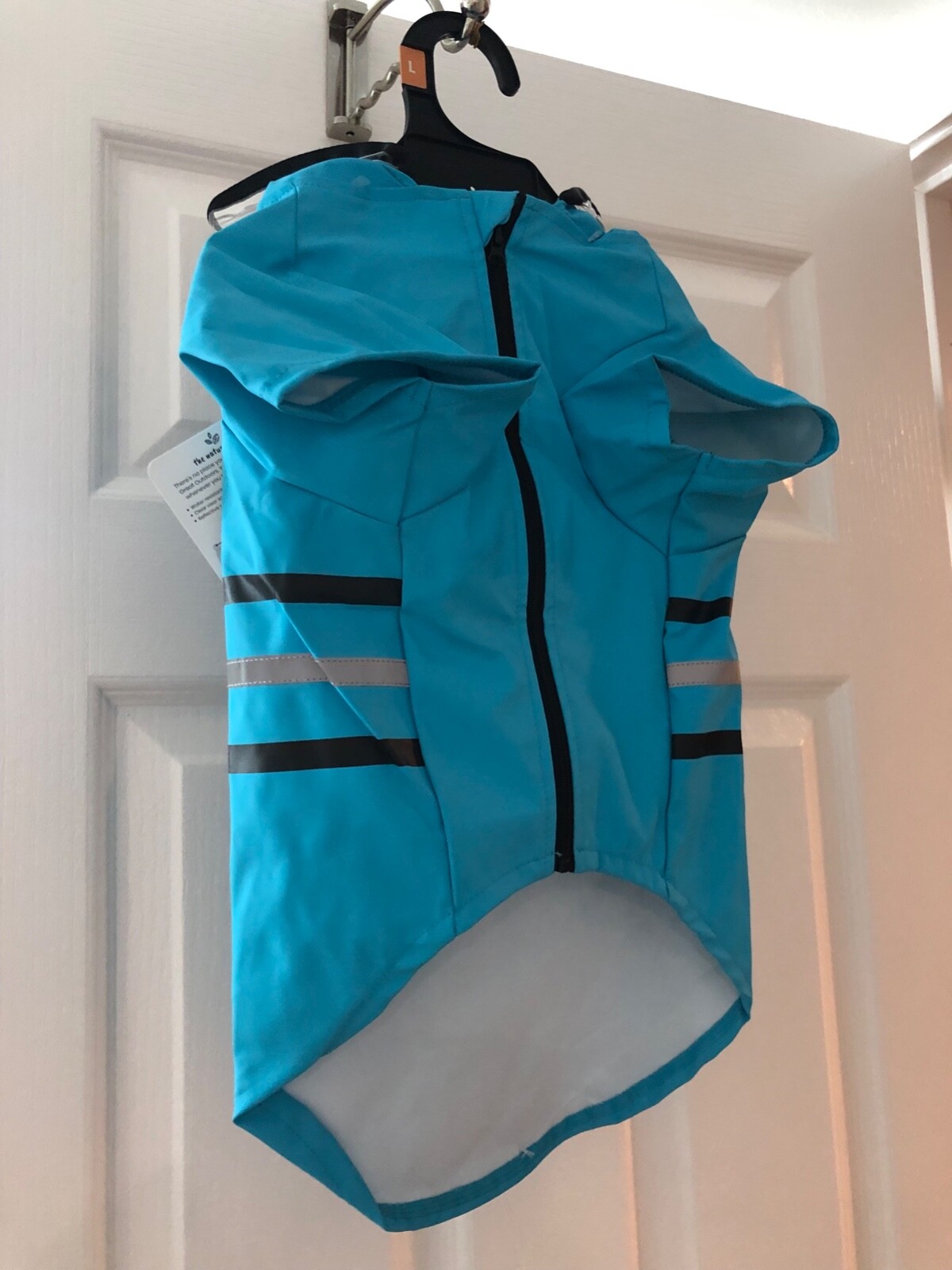 Dog Raincoat Teal L (17-19 In. &nbsp;43-48 CM)