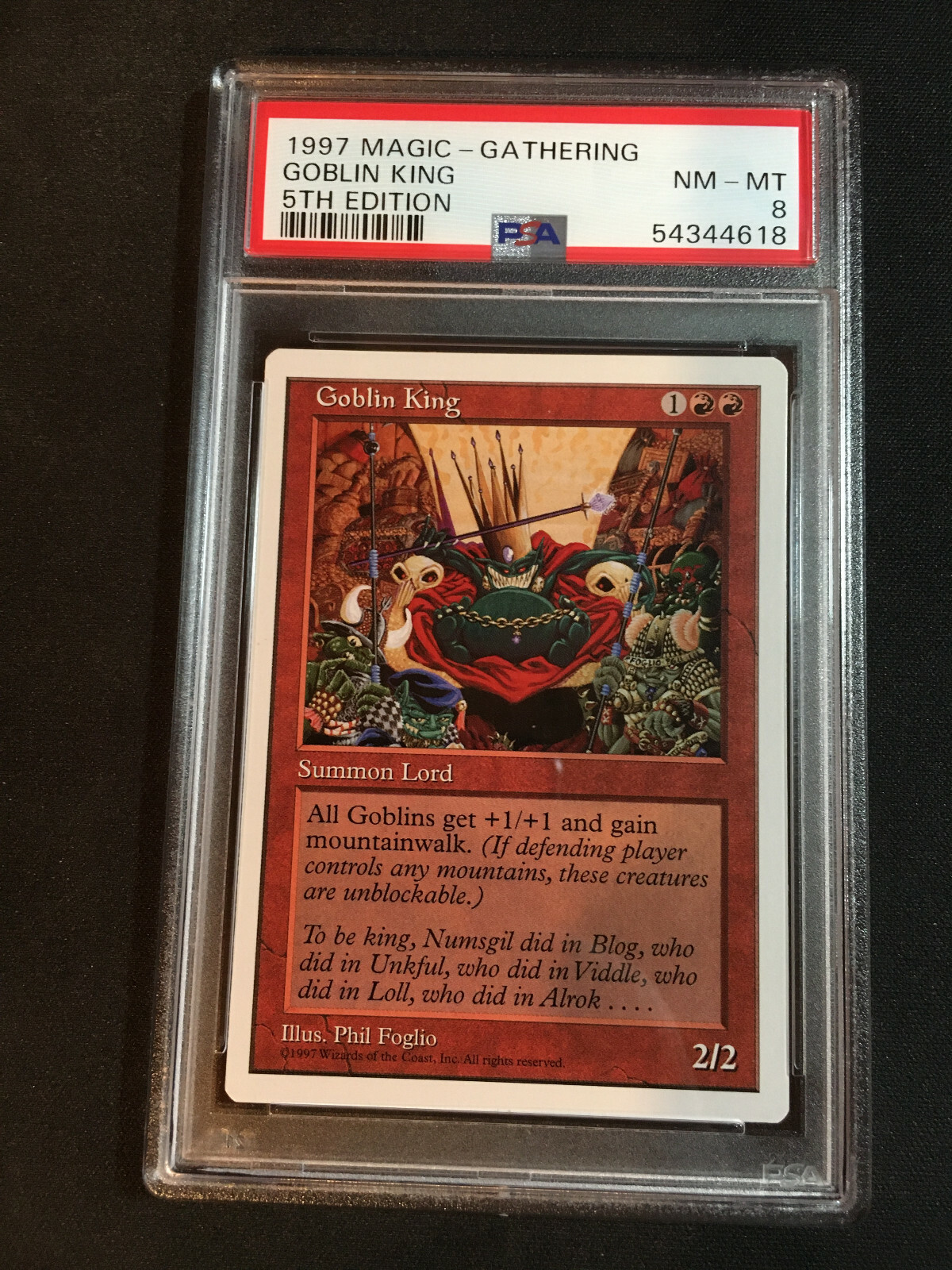 【PSA10】MTG 30th Goblin King 希少　旧枠 PSA10】MTG 30th Goblin King 希少旧枠