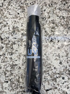 Automatic Black Umbrella Anti-UV Sun/Rain Windproof  Folding Compact Umbrella
