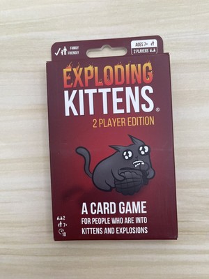 Exploding Kittens 2 Player Edition Card Game - Brand New