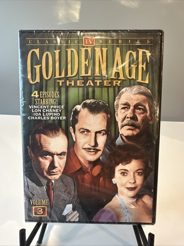 Golden Age Theater Volume 3 - DVD -  Very Good - Vincent Price,Charles Boyer,Ida