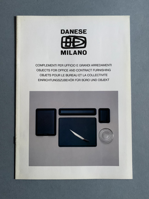 Catalogue Danese Milano 1986 Objects For Office Enzo Mari Bruno Munari