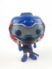Loose Funko Pop Games Doom Marine 90 GameStop EXCL Red White Blue USA