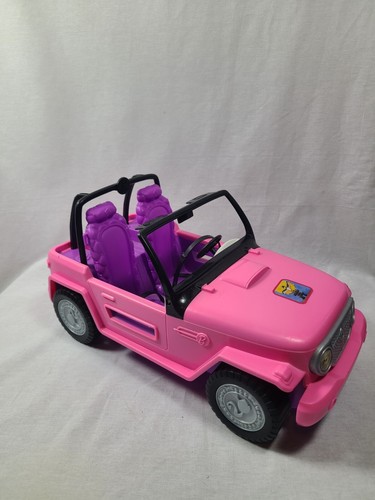 Mattel Barbie 2012 Hot Pink Beach Jeep Cruiser Toy Car for Barbie Dolls