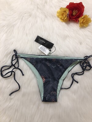 Tavik Jax Swim Bottom. Yokota Floral. Medium. Blue