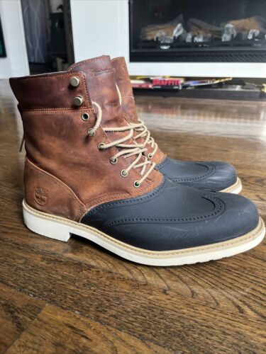 Timberland Men's Boots Ortholite Size 9.5 Rare Two-tone Timberland Men's Boots Ortholite Size 9.5 Rare Two-tone