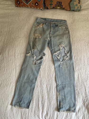 SLATES by LEVI'S W32L32 ツータックUSED New Levis 510 Skinny Warp Stretch Denim Mens Jeans 33X32