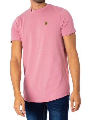 

Мужская футболка с вышивкой Super Gold Luke 1977, розовая, Розовый, M540150-PINK