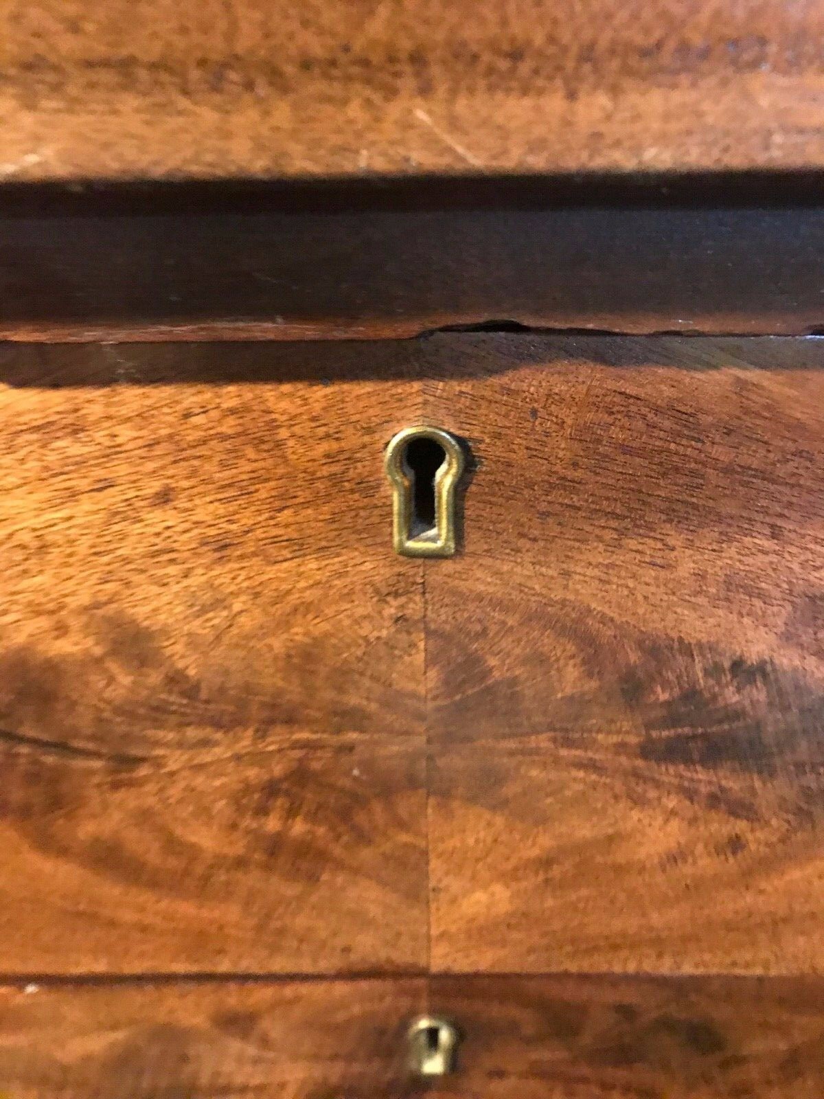 Victorian Antique Chest or Dresser, Carved Pulls
