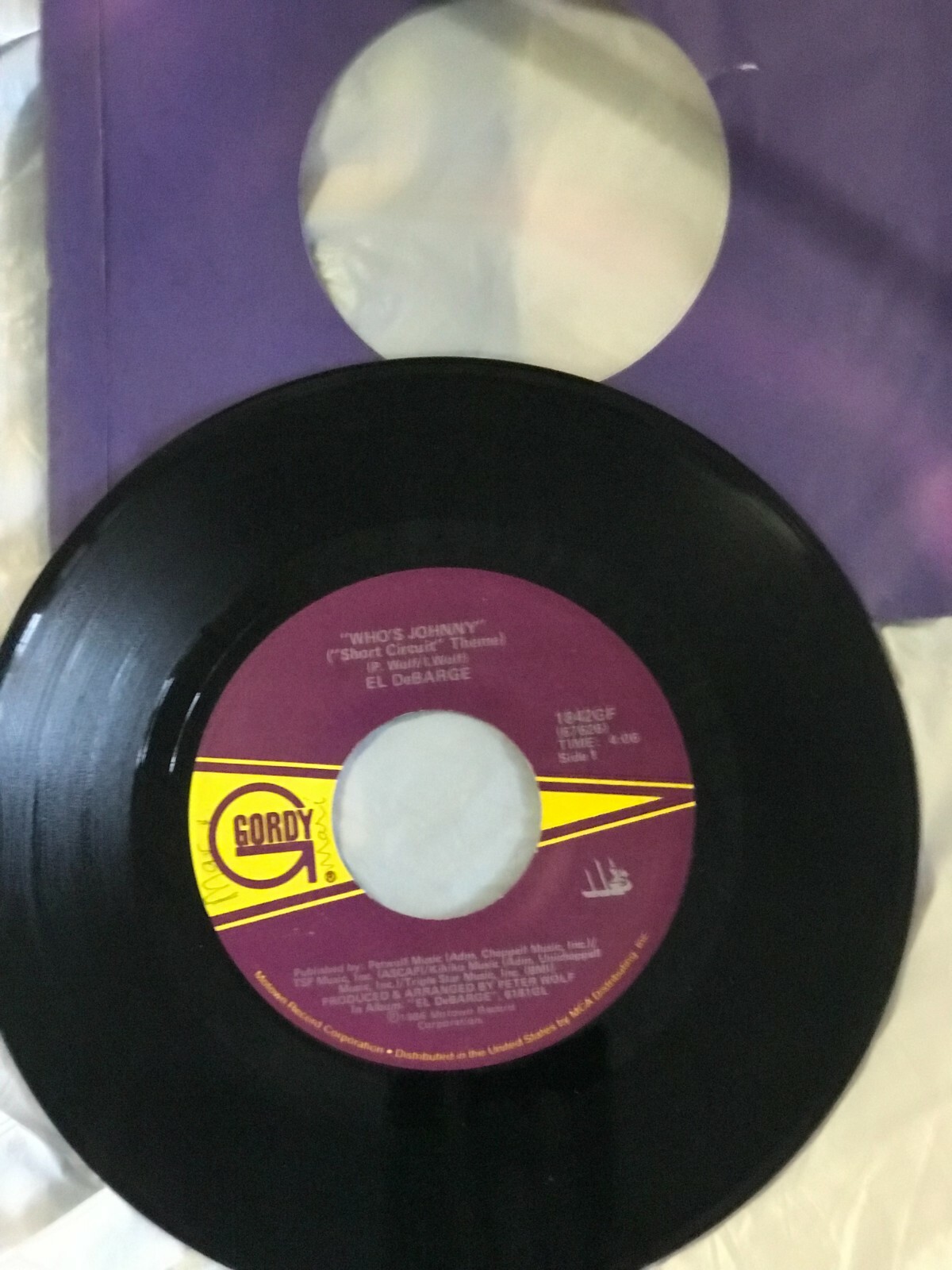 EL DeBarge-Who's Johnny/Love in a Special Way 45 RPM Record