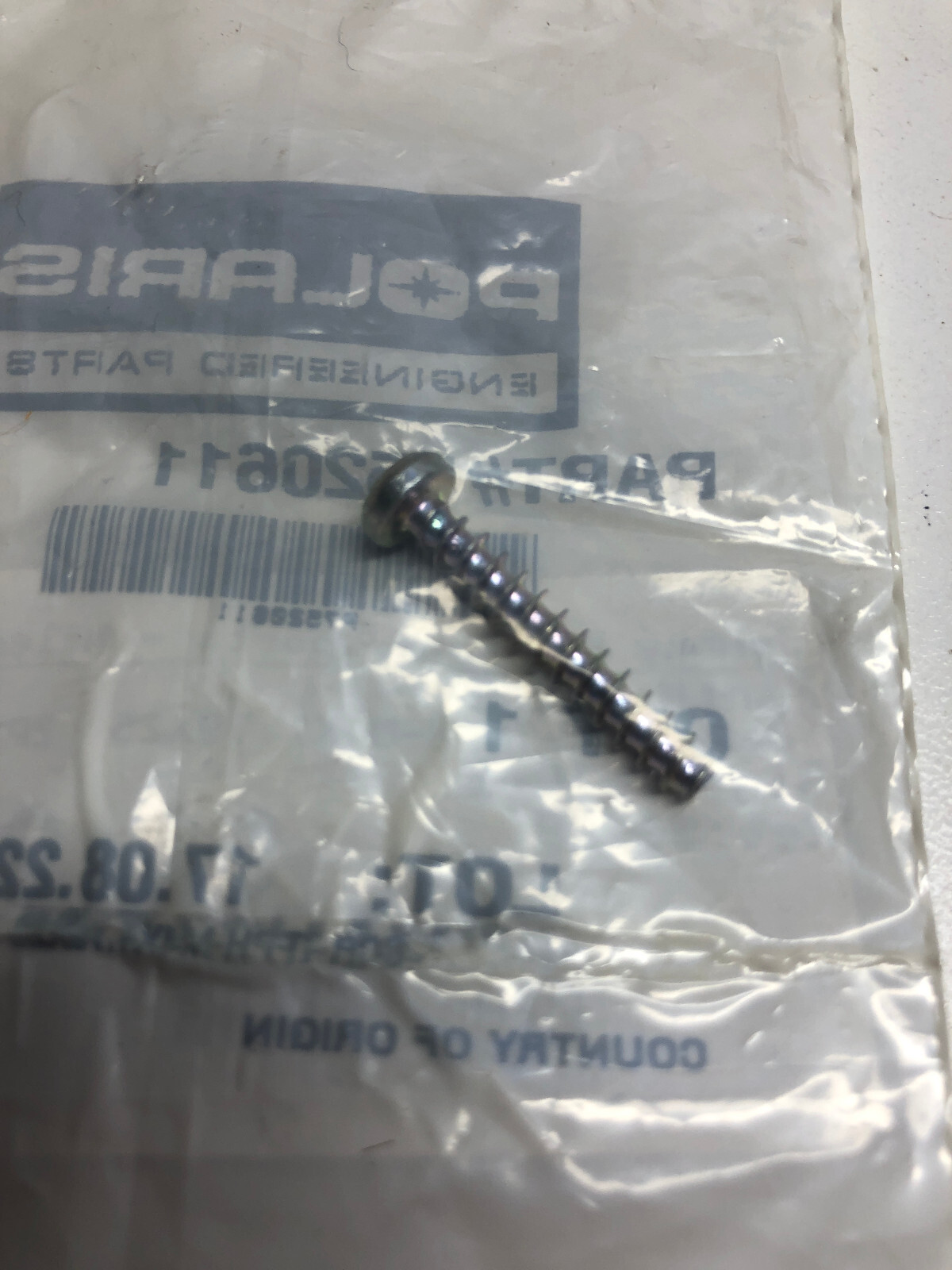 OEM NOS Genuine Polaris Original Screw M4 x 1.79 x 25 P/N