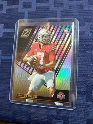 2023 Panini Chronicles Zenith Draft Picks CJ Stroud Rainbow Foil #2 RC