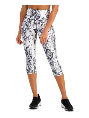 

IDEOLOGY Womens Navy Upf50 Flat Seems Active Wear Леггинсы с высокой талией, 100126142MS