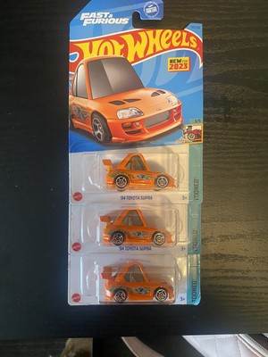 hot wheels fast & furious tooned '94 toyota supra LOT OF 3!