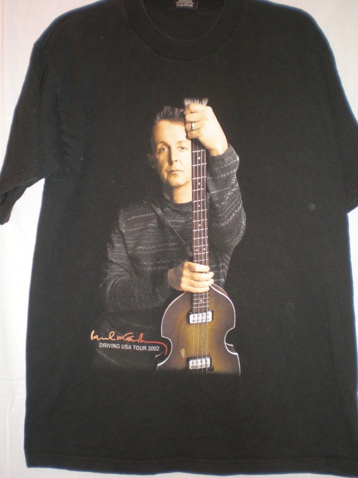 Paul McCartney T SHIRT Driving USA Tour 2002 LARGE | eBay
