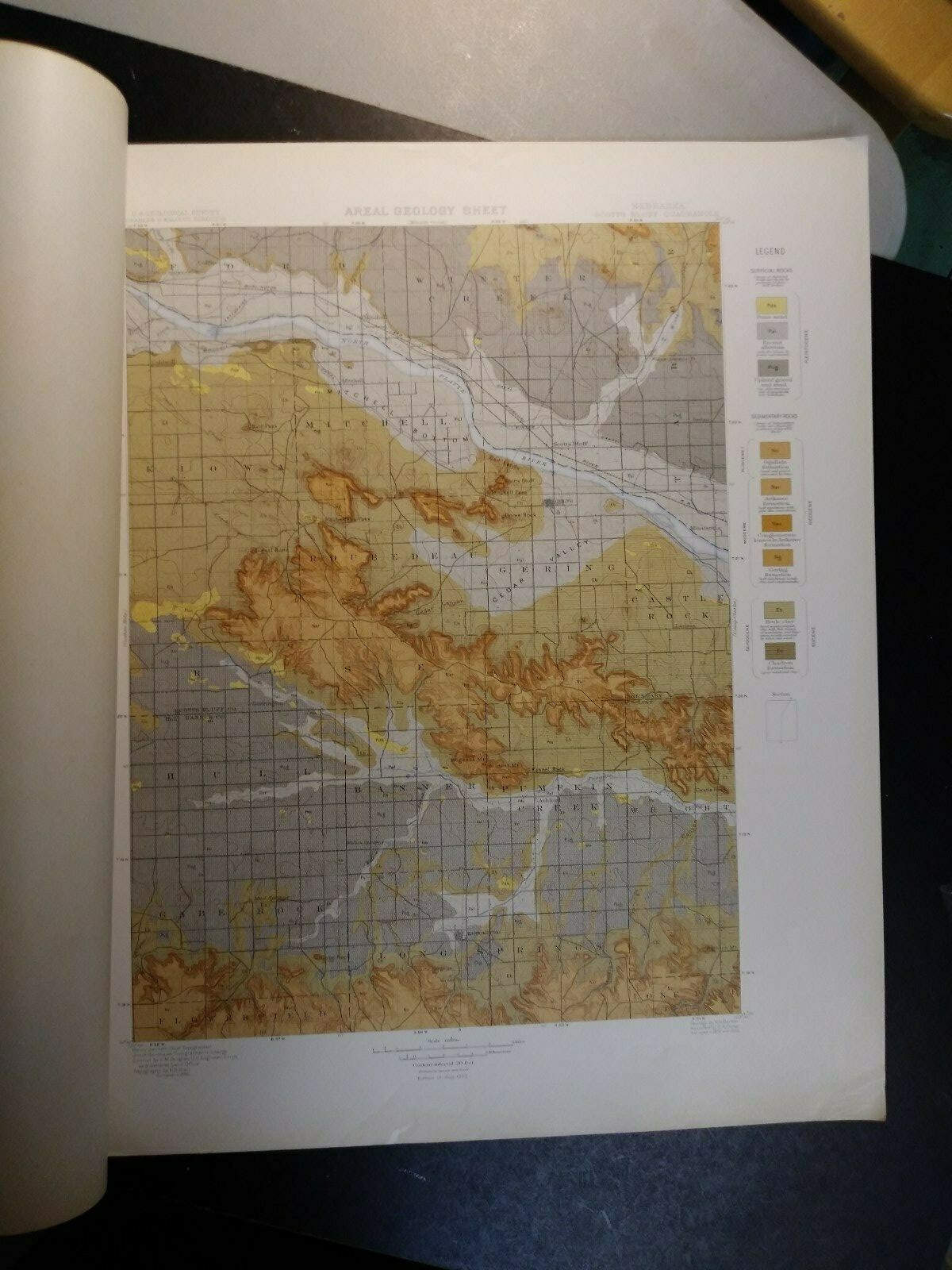 1903 Geologic Atlas- Scotts Bluff, Nebraska-U.S Geological Survey