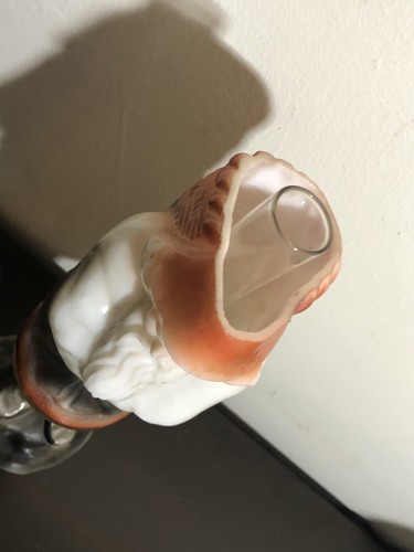 Very Rare 19th C. Consolidated Santa Claus Miniature Oil Lamp Father Christmas