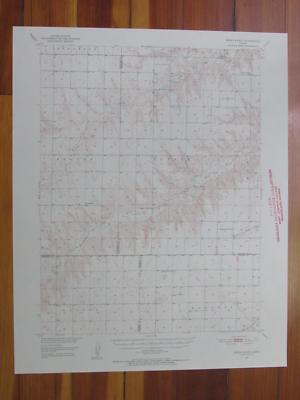 Dewey Ranch Kansas 1952 Original Vintage USGS Topo Map
