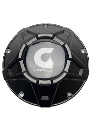 Granite Alloy Matte Black Wheel Center Cap 6006L182