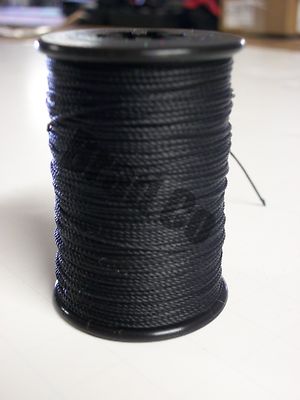 Black BCY 3D Archery Bow String Serving 
