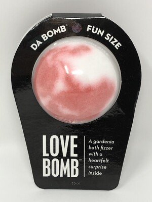 (1)DA BOMB Bath fizzer LOVE BOMB A Gardenia with a heartfeltsurprise inside3.5oz