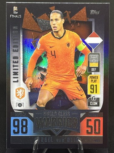 Virgil Van Dijk 2022 Topps Match Attax LIMITED 101 #WW2 UEFA