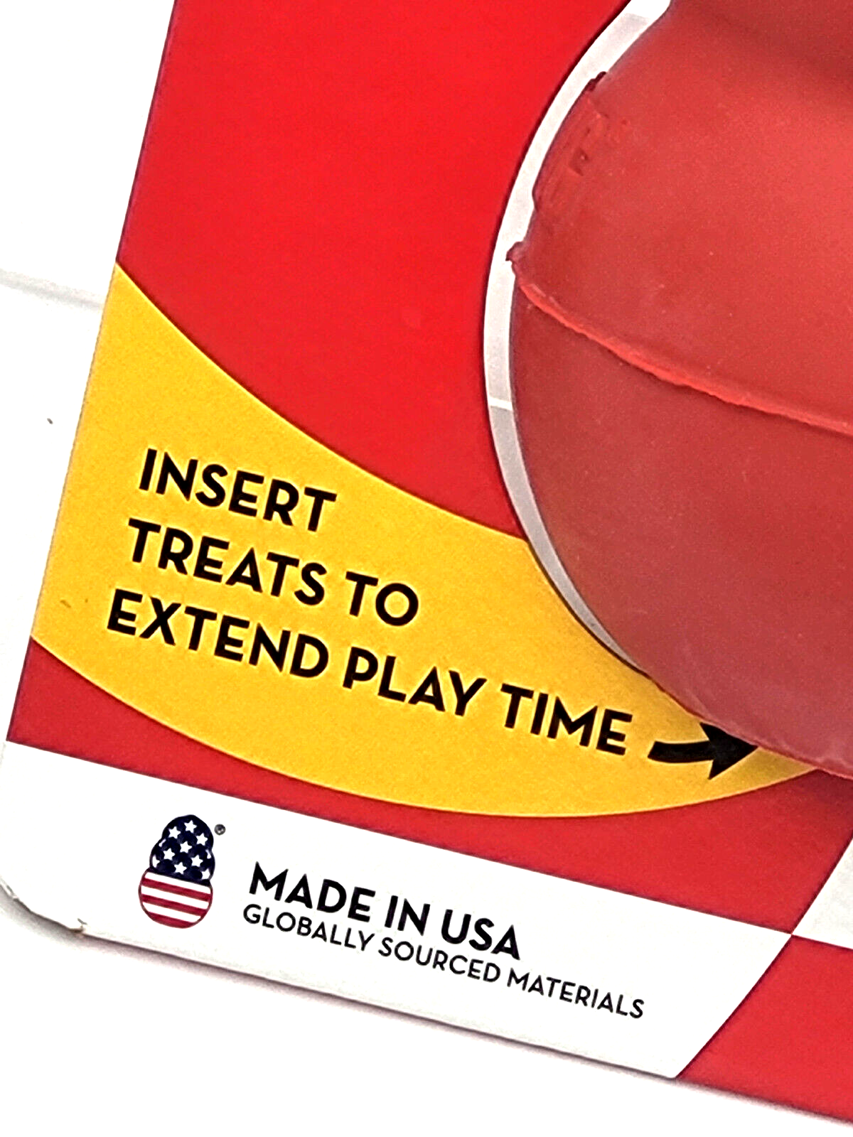 KONG Classic Medium Durable Rubber Treat Stuffable Fetch & Chew Dog Toy 3.5x2.25