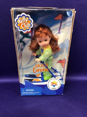 Barbie Kelly Club Doll Skier Lorena 1997 Winter Olympic Games Salt Lake NIB