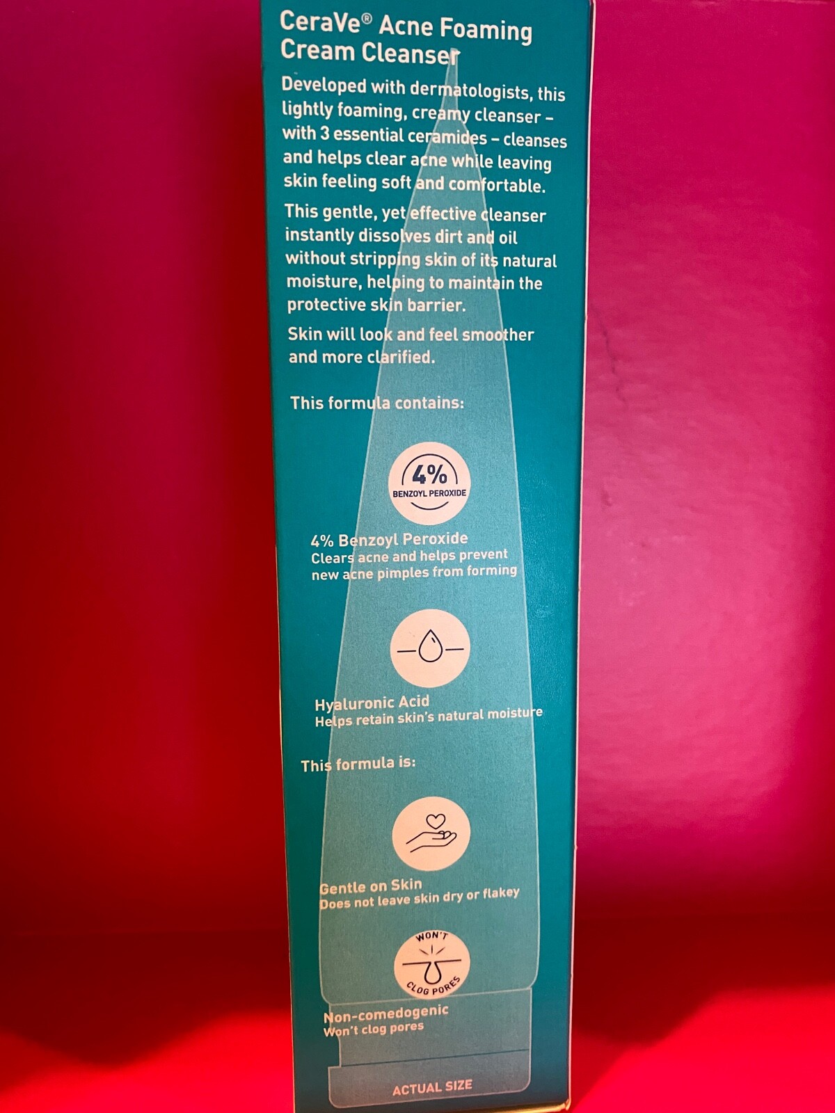 cerave 4 benzoyl peroxide cleanser