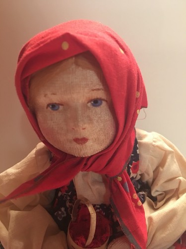 Vintage Stockinette Doll Tea Cozy Soaker  Made In Soviet Union