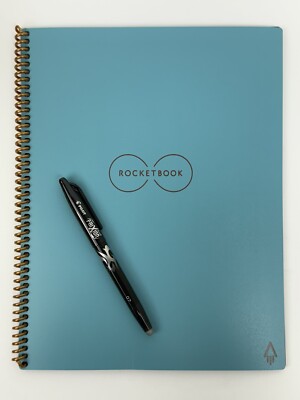 Rocketbook Core Reusable Smart Notebook 8.5'' x 11'' Lined Ruled 32 Pages Teal