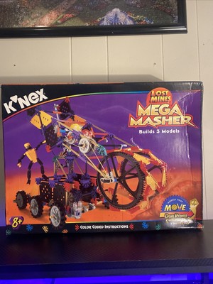 KNEX 15107 Lost Mines MEGA MASHER, NEW, SEALED, Dual Power Controllers 511 Pcs 