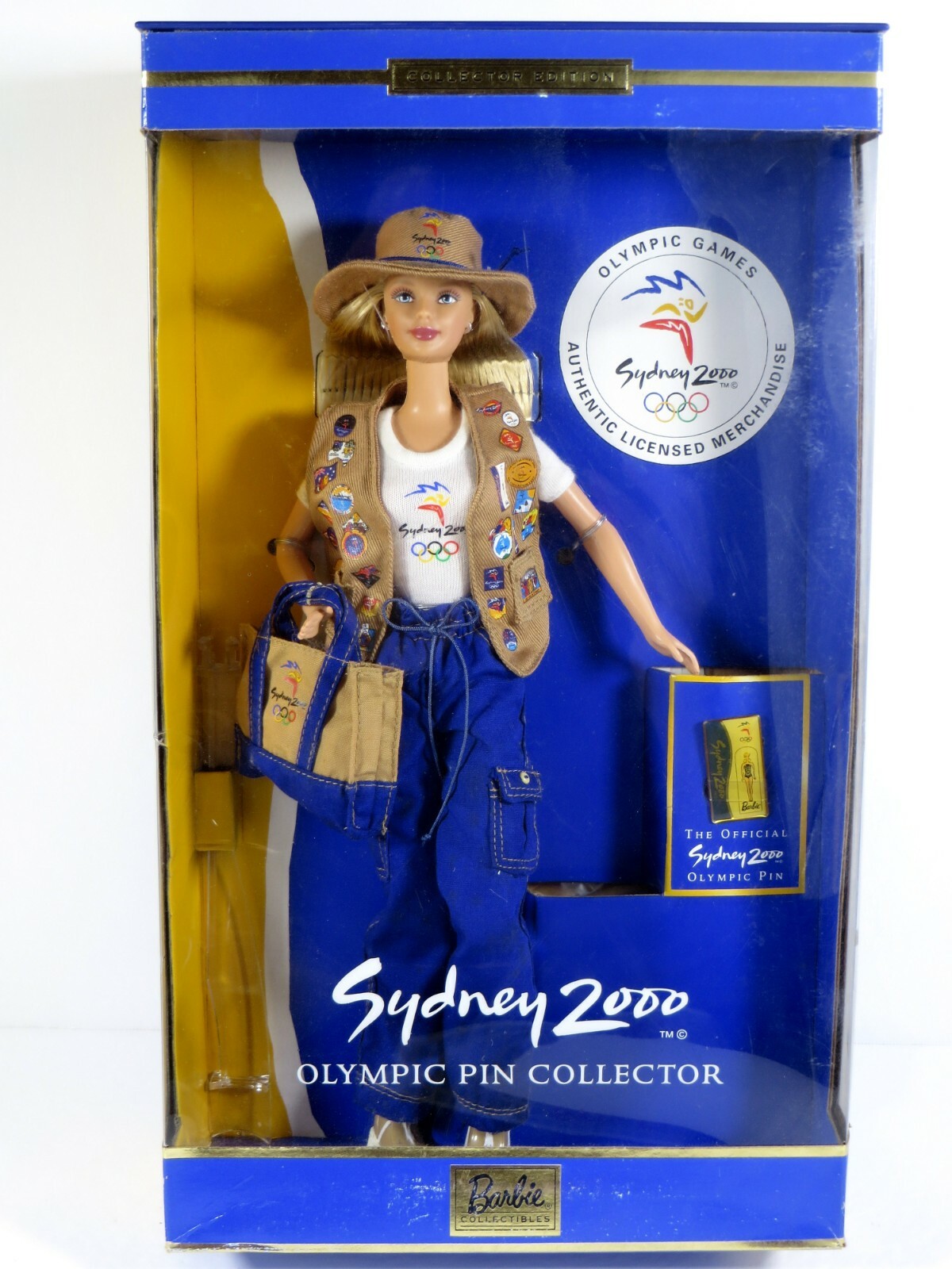 バービー　2000年シドニーオリンピック Sydney Olympic Pin Collector 2000 Barbie Doll for sale