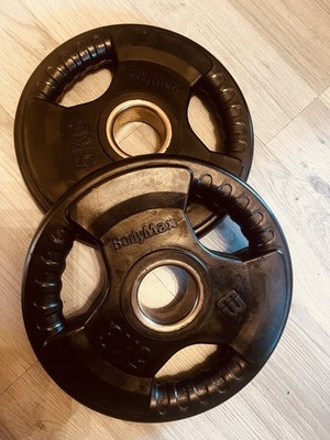 Bodymax Olympic Rubber Weight Plate 5kg Pair