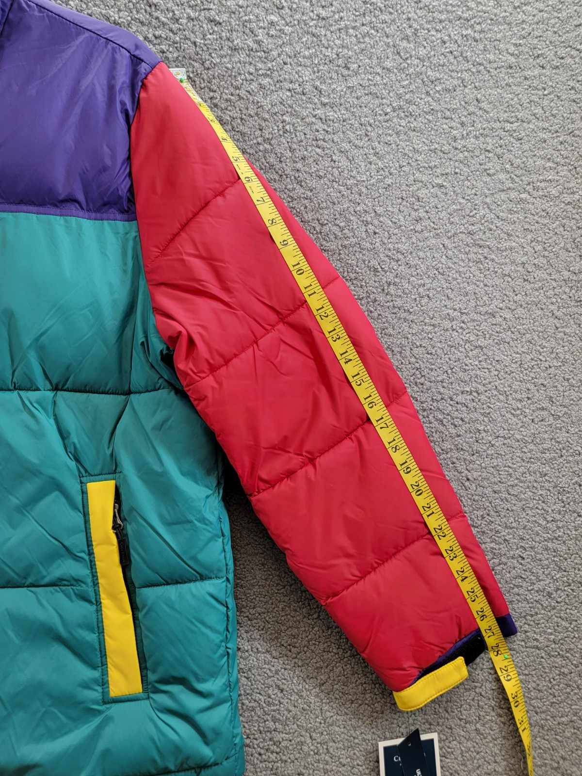 Club Room Colorblocked Quilted Full-Zip Puffer Jacket Men's XL Multi Long Sleeve - Picture 10 of 21