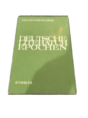 Deutsche Literatur Epochen, by Hans-Joachim Willberg