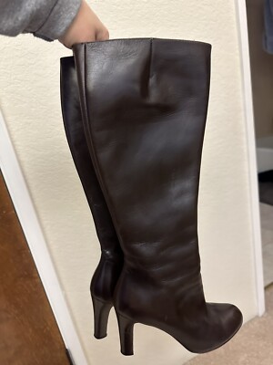 Christian Louboutin Tall Knee Miss Tack 85mm Calf Boots Size 38.5