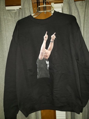 GXFR 4th Rope Black Crewneck Sweatshirt Men's XL Stone Cold