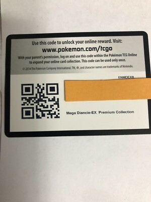 Mega  Diance-EX Legendary Premium Collection Box ONLINE CODE Pokemon