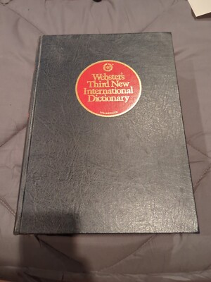 Webster's Third New International Dictionary Unabridged English 1976