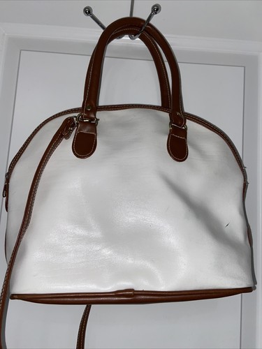 Vintage VR Classic Monogram Rare White Crossbody Handbag