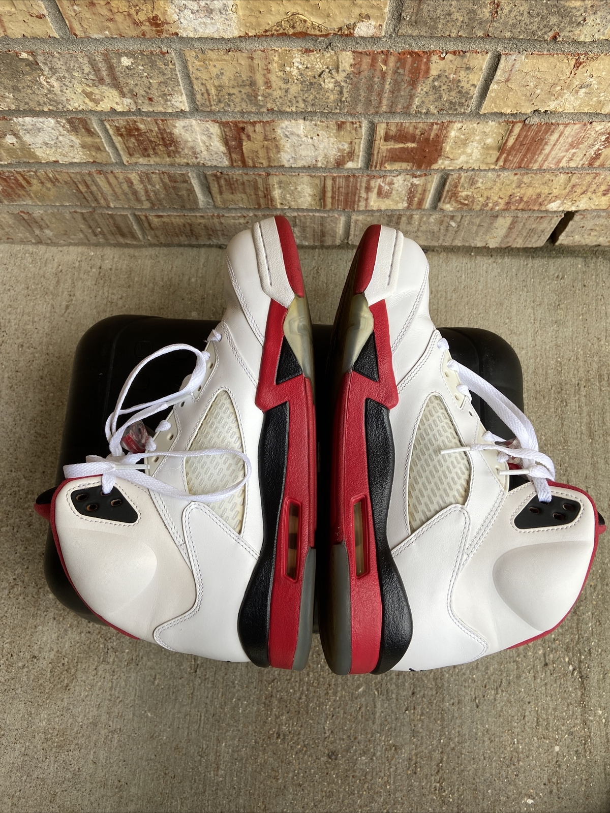 jordan 5 fire red size 12