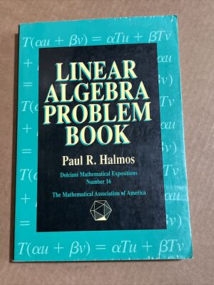 Linear Algebra Problem Book Paperback Paul R. Halmos