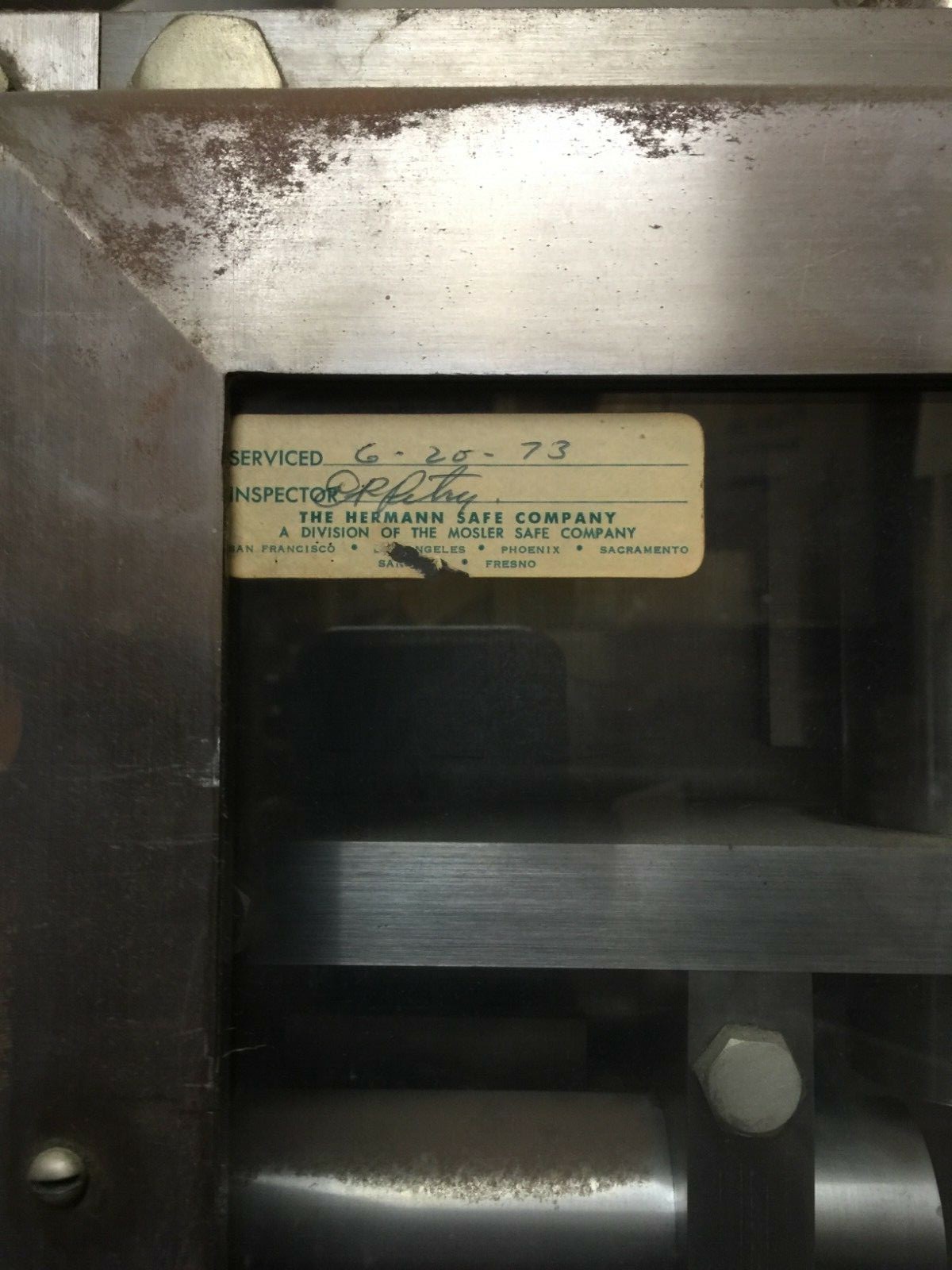 Vault Door Complete Vintage Hermann Safe Co.