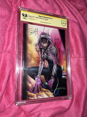 Edge Of Venomverse #1 Unknown Comics SDCC 2017 CBCS 9.8 Signed By Greg Horn