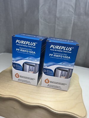Pureplus Model PP-RWF0100A Replacement Refrigerator Water Filter - NEW Lot of 2