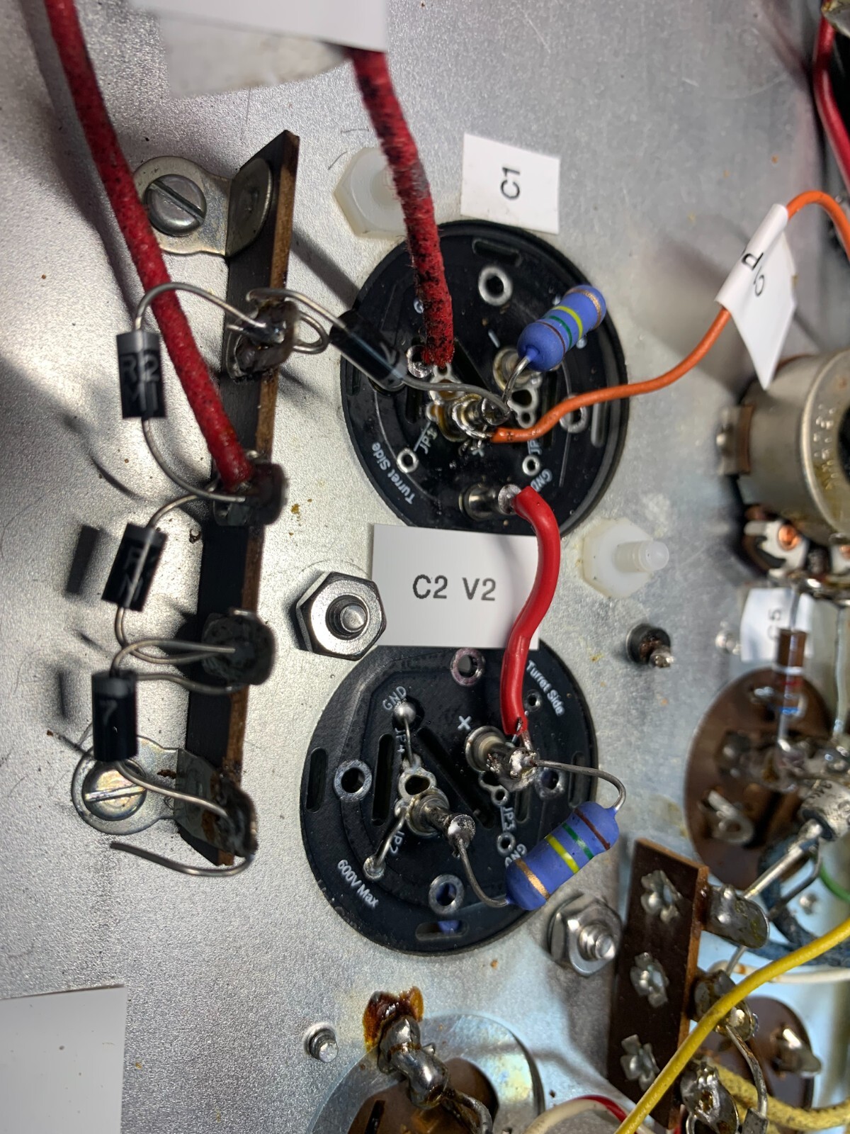 RL Drake AC-3 Power Supply Restoration Component Kit Rebuild Capacitor resistor