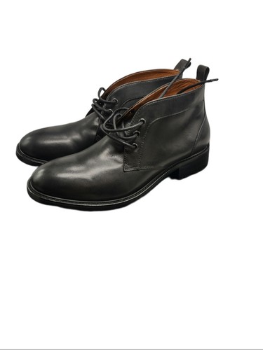 Black Leather Chukka Boots, Bloomingdales - Men's US Size 7