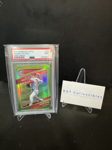 Shohei Ohtani 大谷 翔平 2021 Donruss Optic #192 LIME GREEN Shohei Ohtani 大谷 翔平 2021 Donruss Optic #192 LIME GREEN